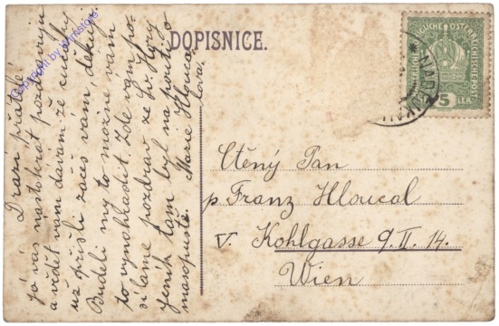 Pribram (Freiberg i. Böhmen), Ansicht, Vers