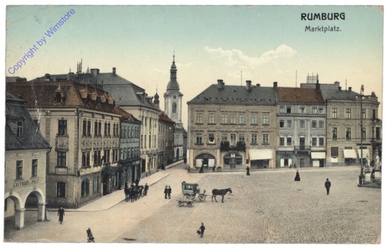 ak151374 Rumburk, Marktplatz