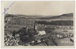 ak151384 Sazava, Ortsansicht