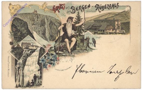 ak151415 Spindleruv Mlyn (Spindelmühle), Gruss aus den Bergen Rübezahls