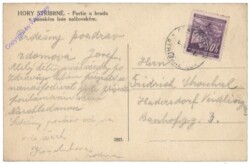 Stribrne Hory (Böhm. Schnitzendorf), Partie u hradu