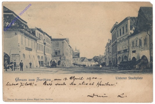 ak151467 Svitavy (Zwittau), Unterer Stadtplatz
