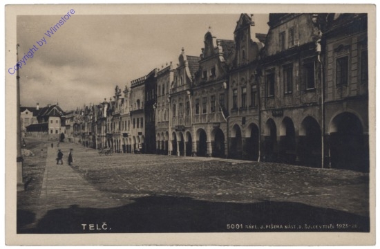 ak151482 Telc, Ortsansicht