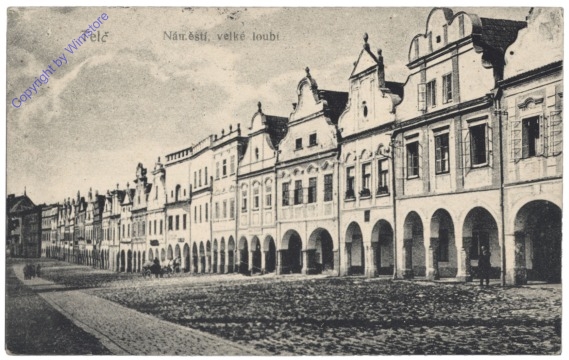 ak151483 Telc, Ortsansicht