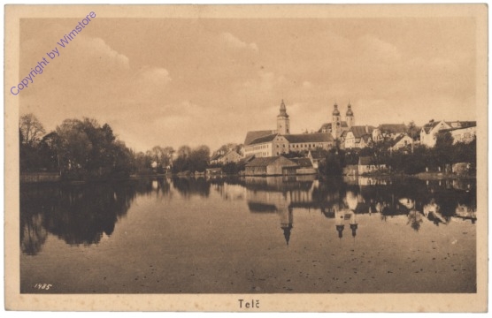 ak151487 Telc, Ortsansicht