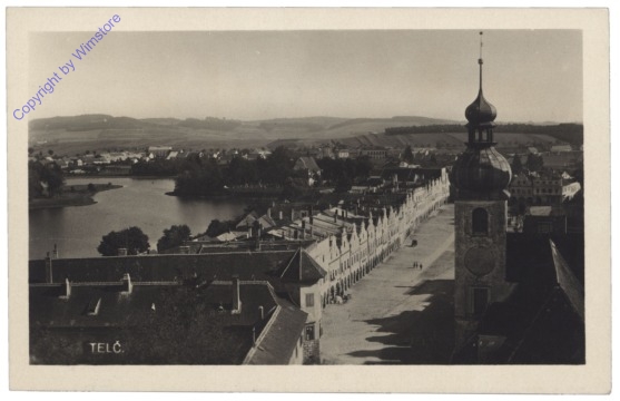 ak151488 Telc, Ortsansicht