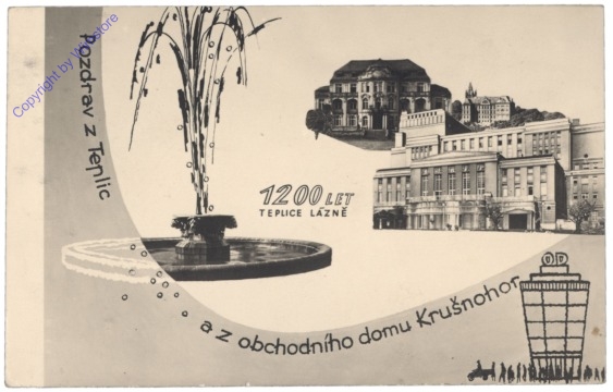 Teplice (Teplitz - Schönau), Multiansicht