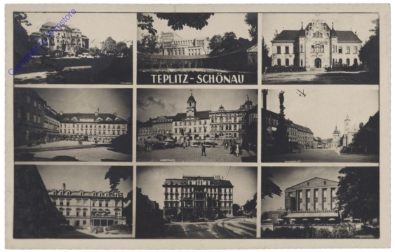 Teplice (Teplitz - Schönau), Multiansicht