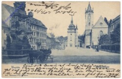 ak151520 Teplice (Teplitz - Schönau), Schlossplatz
