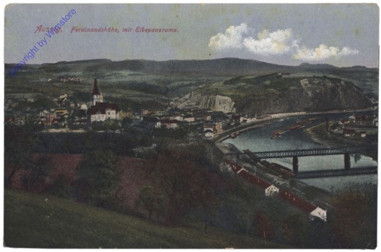 Usti nad Labem (Aussig), Ferdinandshöhe mit Elbepanorama