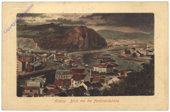 Usti nad Labem (Aussig), Blick von der Ferdinandshöhe