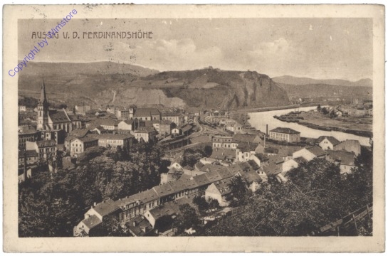 Usti nad Labem (Aussig), v.d. Ferdinandshöhe