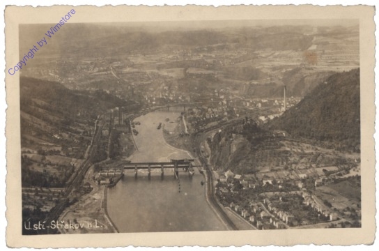 Usti nad Labem (Aussig), Ortsansicht