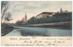 Valasske Mezirici, K.k. Weiberstrafanstalt - Phartie a.d. Becva