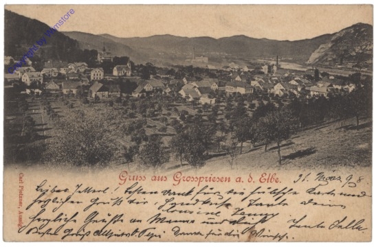 Velke Brezno (Großpriesen), Gruss aus