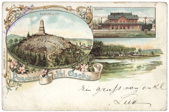 Velky Osek (Groß Wossek), Multiansicht