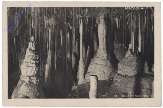 Vilemovice, Höhlenansicht