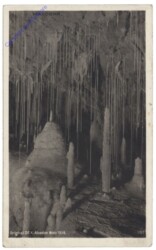 Vilemovice, Höhlenansicht