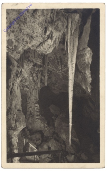 Vilemovice, Höhlenansicht