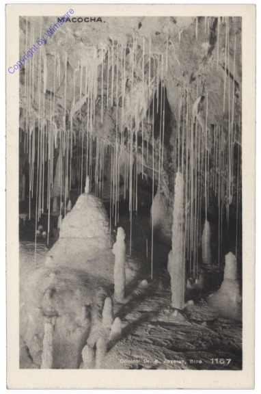 Vilemovice, Höhlenansicht