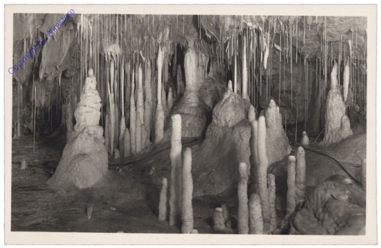 Vilemovice, Höhlenansicht