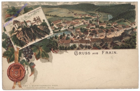Vranov nad Dyji (Frain), Gruss aus