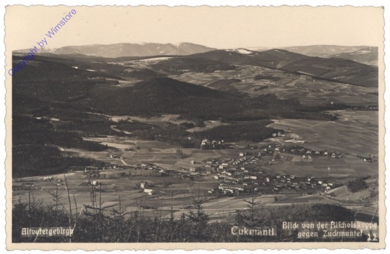 ak151870 Zlate Hory (Zuckmantel), Blick von der Bischofskoppe