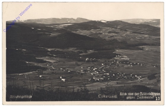 ak151872 Zlate Hory (Zuckmantel), Blick von der Bischofskoppe