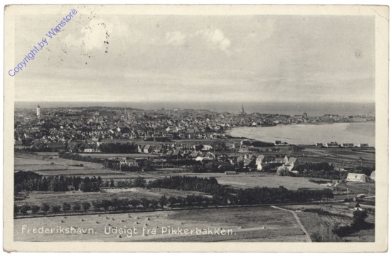 Frederikshavn, Udsigt fra Pikkerbakken