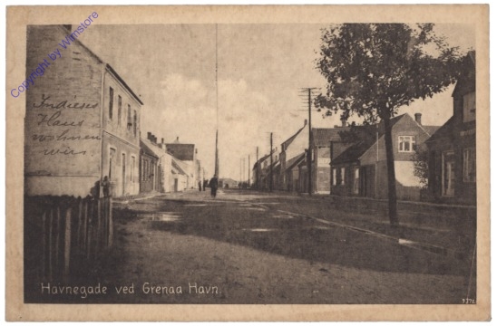 Grena, Havnegade ved Grenaa Havn