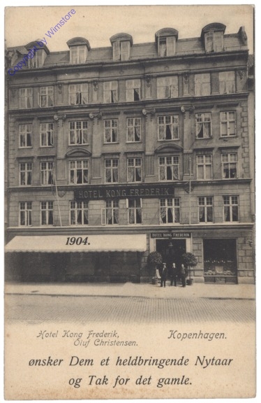 Kopenhagen, Hotel Kong Frederik, Oluf Christensen