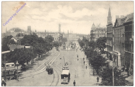 Kopenhagen, Vesterbrogade mod Frederiksberggade