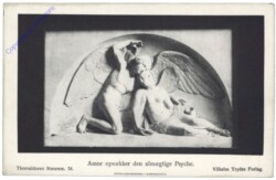 Kopenhagen, Thorvaldsens Museum, Amor opvaekker den afmaegtige Psyche