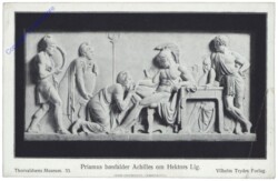 Kopenhagen, Thorvaldsens Museum, Priamus bonfalder Achilles om Hektors Lig