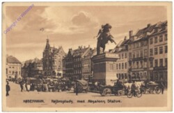 ak152145 Kopenhagen, Hojbroplads med Absalons Statue