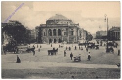 Kopenhagen, Kongens Nytorv med det Kgl. Teater