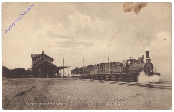 Logstor, Jernbanestationen