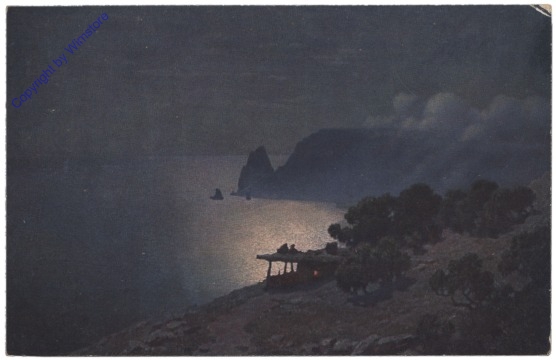ak152356 Mondschein-Idyll am Meer