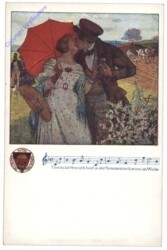 Und da küssten sich beid' in der Sommerszeit, ...