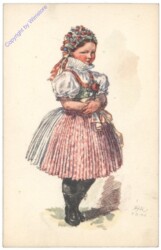 Mädchen in Tracht