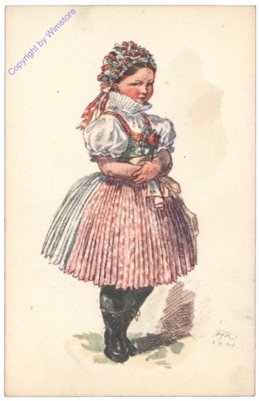 Mädchen in Tracht