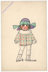 Mädchen mit Hut