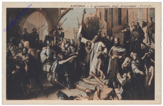 Ancona, Il giuramento degli Anconetani