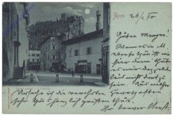 ak153238 Arco, Piazza grande e il Castello