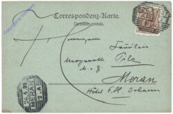 ak153238a Arco, Piazza grande e il Castello