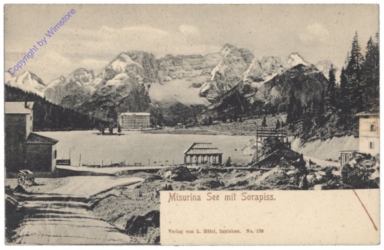 ak153254 Auronzo di Cadore, Misurina See mit Sorapiss
