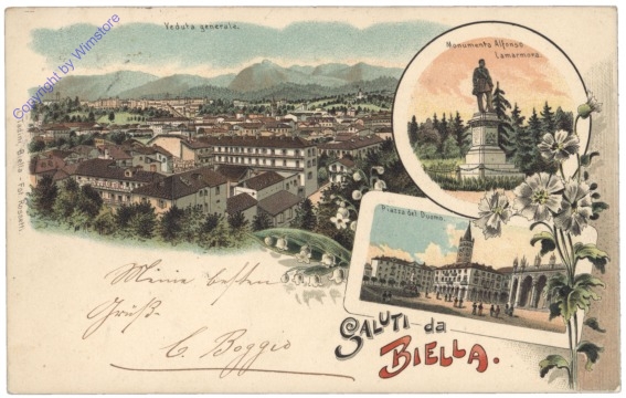 ak153280 Biella, Gruss aus