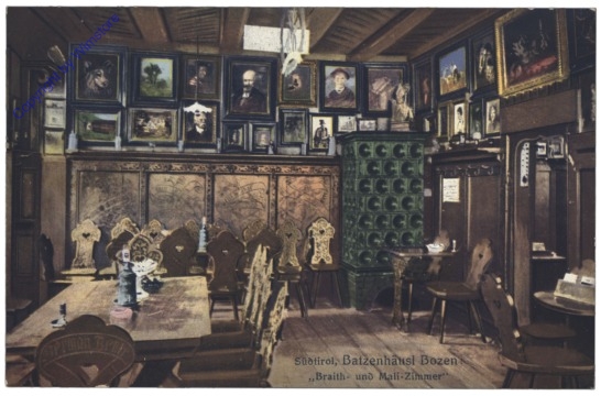 ak153313 Bolzano (Bozen), Batzenhäusl, Braith- und Mali-Zimmer