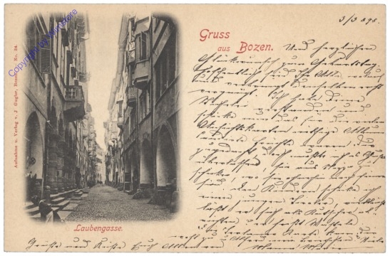 ak153338 Bolzano (Bozen), Laubengasse