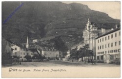 Bolzano (Bozen), Gries, Kaiser Franz Joseph-Platz